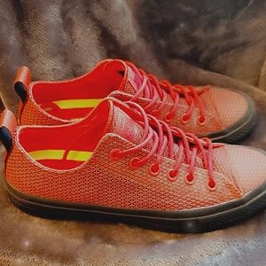 Red rubber Converse